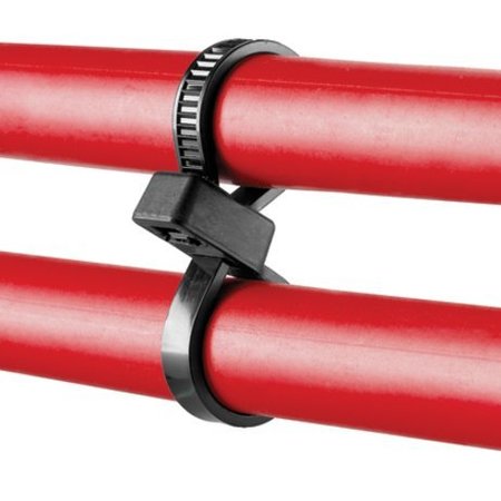 PANDUIT Cable Tie, 7.6"L, Nylon, Black, PK100 PLB2S-C0